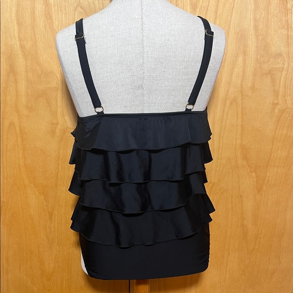 Black Ruffled Swimsuit - Picture 6 of 15